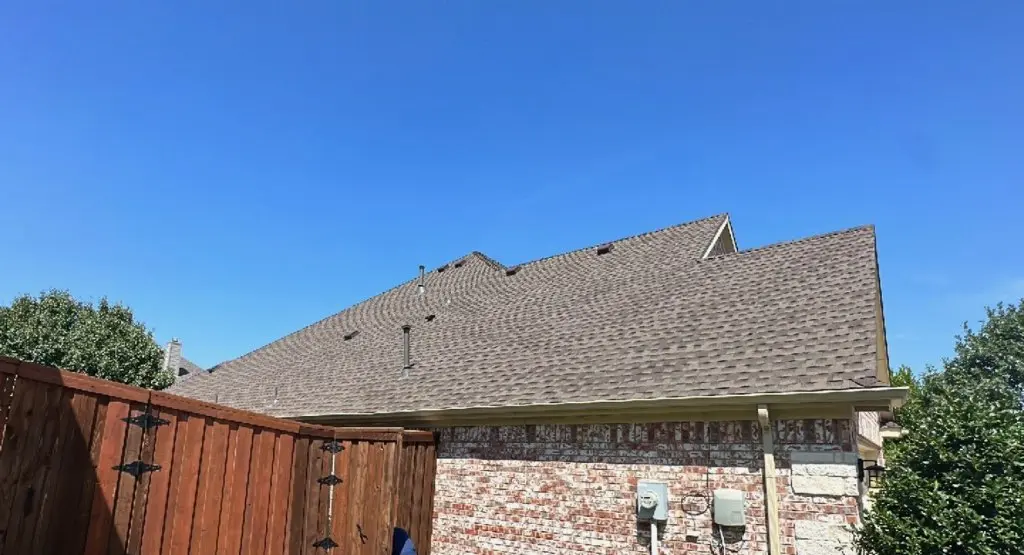 Completed roof replacement project in Patterson